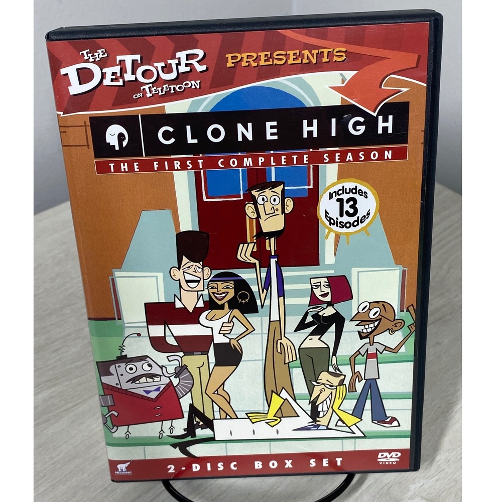 Clone High The First Complete Season DVD 2 Disc Box Set Teletoon MTV RARE OOP